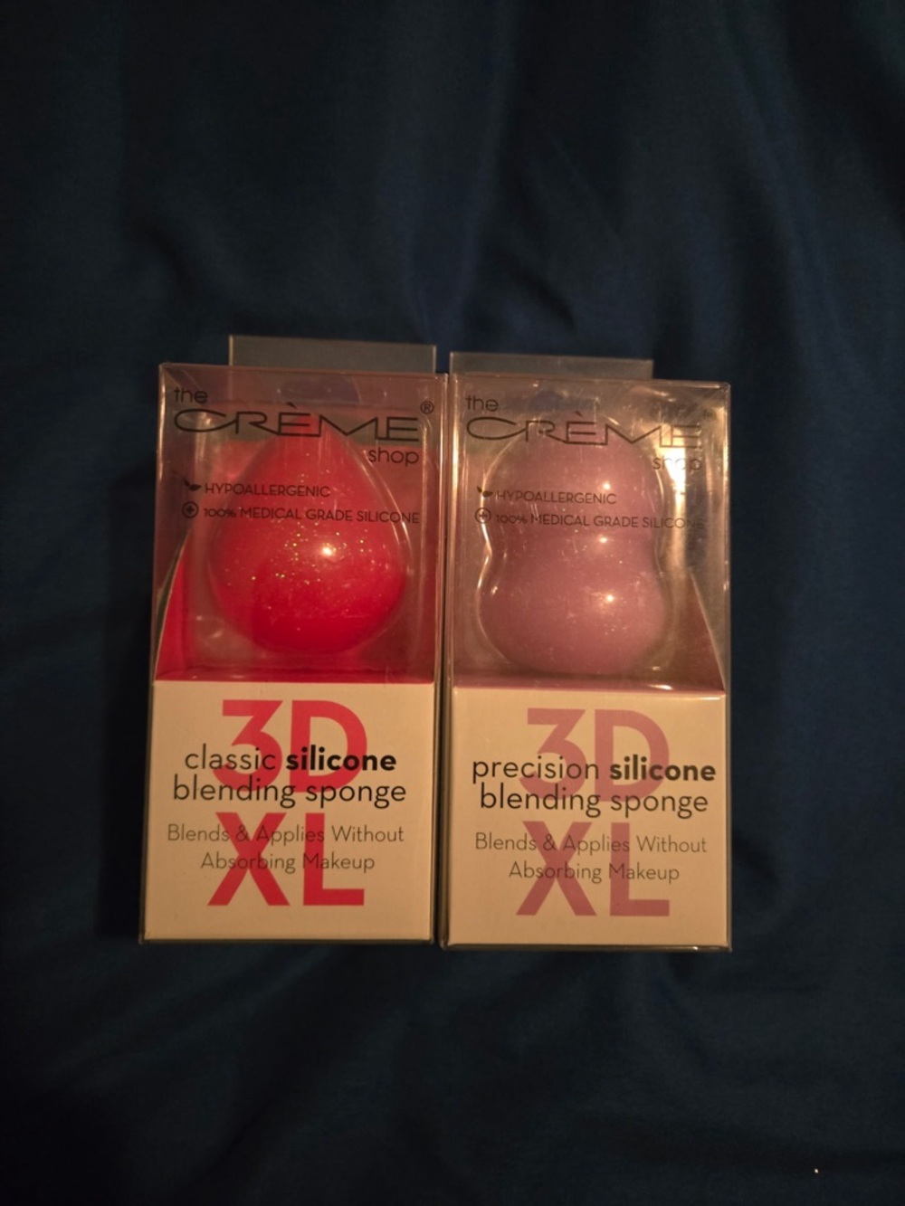 3D XL Silicone Makeup Sponge Set Red Purple Beauty Blender - Picture 6 of 6